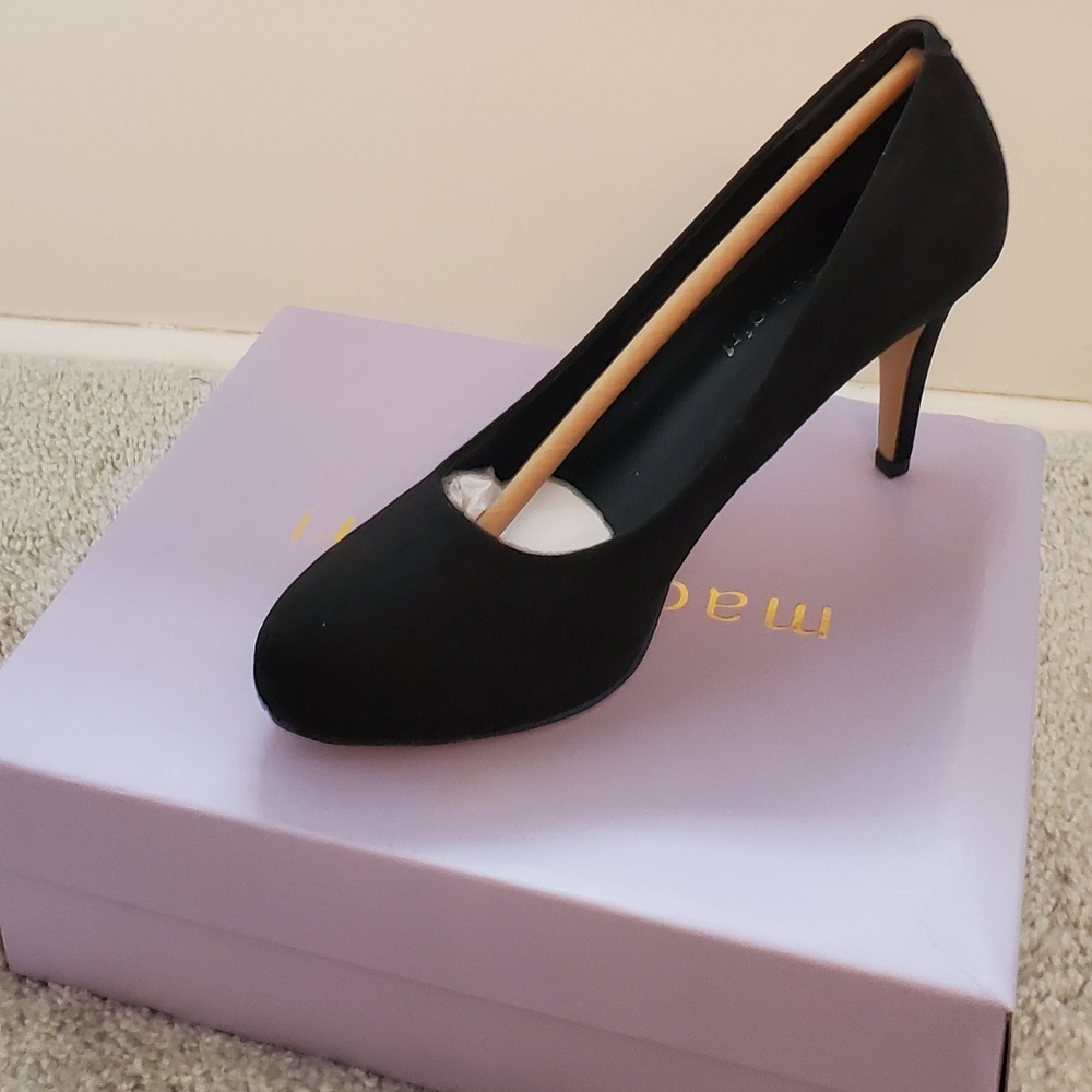 Black Suede Pumps by Madden Girl - Size 8 NWT!